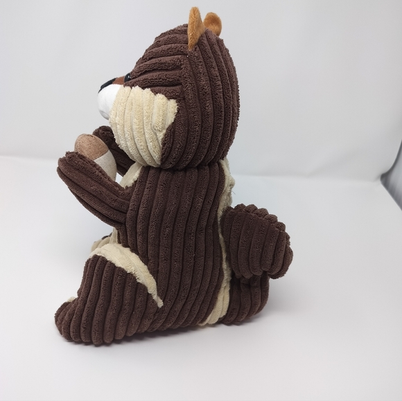 Morgan Home Decorative Cute Chipmunk w/Acorn Heavy Door Stopper "Plush” - Picture 4 of 8